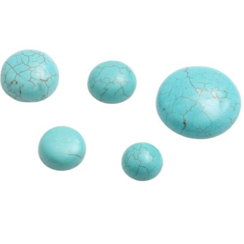 Natural Turquoise Cabochon, Dome, DIY green 