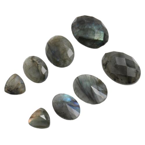 Gemstone Cabochons, Labradorite, Oval, plated, dyed & DIY & 1/1 loop 