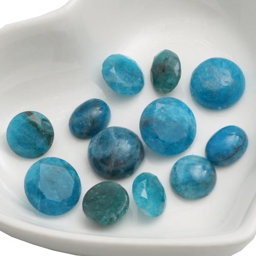 Gemstone Cabochons, Apatites, DIY & faceted 