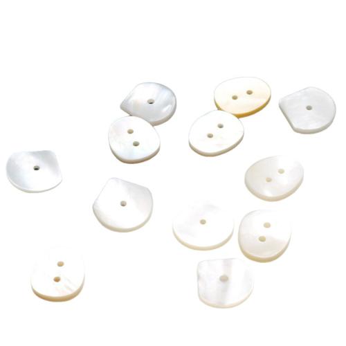 Natural White Shell Beads, polished, DIY 