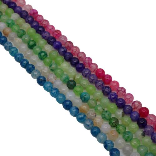 Perles agates, Agate, Rond, DIY & normes différentes pour le choix, plus de couleurs à choisir, Vendu par brin