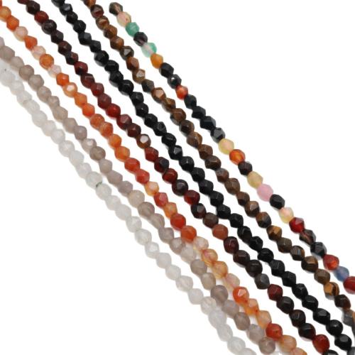 Perles agates, Agate, poli, DIY & normes différentes pour le choix & facettes, plus de couleurs à choisir, Vendu par brin