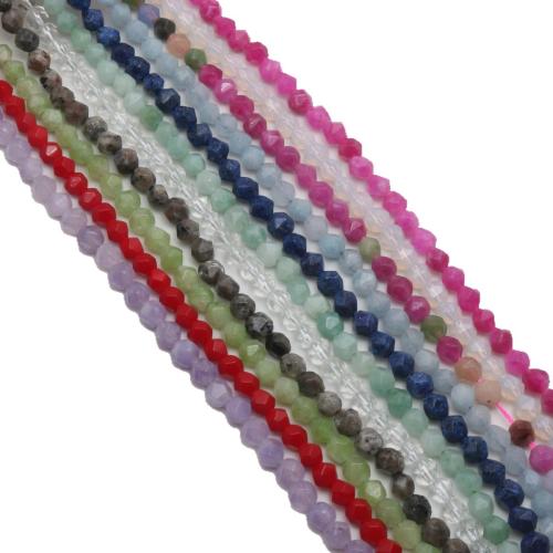 Perles agates, Agate, poli, DIY & normes différentes pour le choix & facettes, plus de couleurs à choisir, Vendu par brin