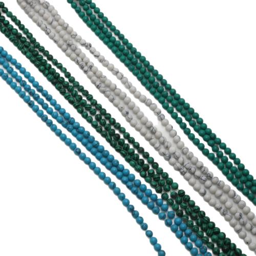 Einzelne Edelstein Perlen, rund, DIY & verschiedenen Materialien für die Wahl & verschiedene Größen vorhanden, keine, verkauft von Strang