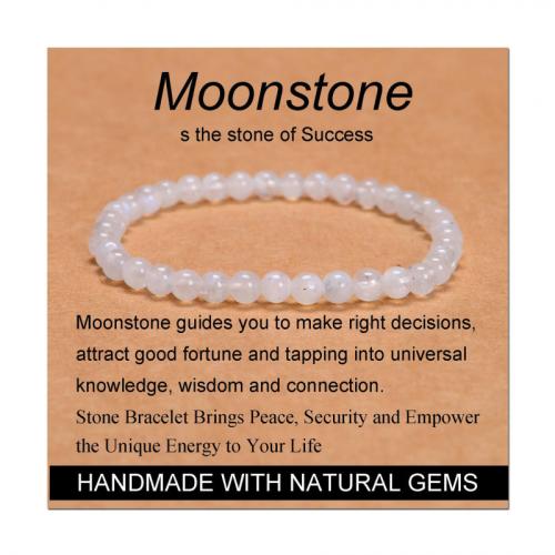Gemstone Bracelet, Round, handmade & Unisex Approx 18 cm 