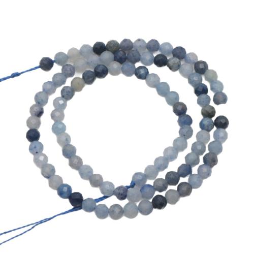 Blue Aventurine Bead, Round, DIY & faceted 