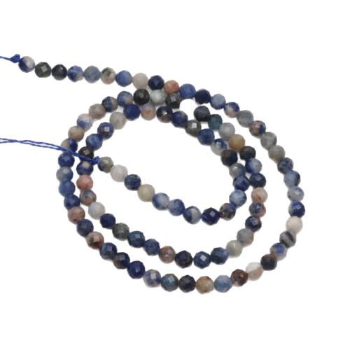 Sodalite Beads, Round, DIY & faceted 