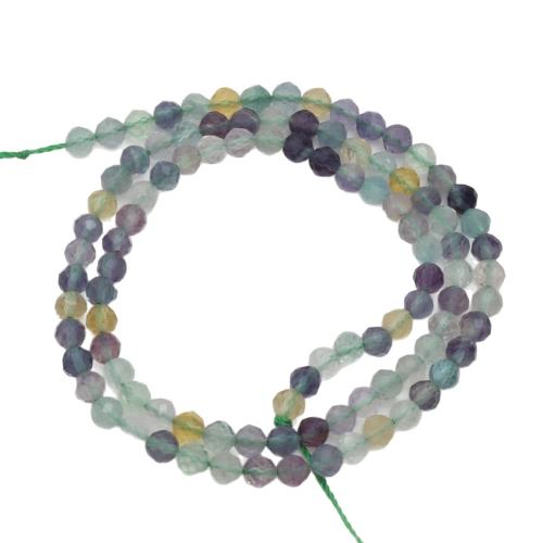 Fluorite Beads, Colorful Fluorite, Round, DIY & faceted 