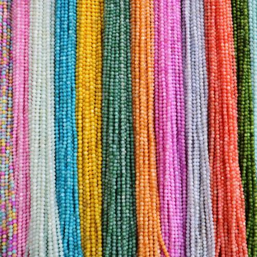 Dyed Shell Beads, Freshwater Shell, Round, DIY 4mm 