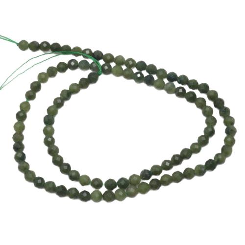 Single Gemstone Beads, Southern Jade, Round, DIY & faceted 