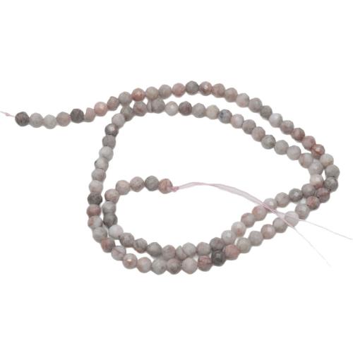 Zebra Jasper Bead, Round, DIY & faceted 