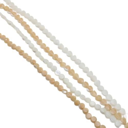 Natural Freshwater Shell Beads, polished, DIY 