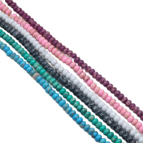 Synthetic Turquoise Beads, Flat Round, polished, DIY 