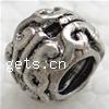 Zinc Alloy European Beads, Drum, plated, without troll Approx 4.5mm 