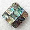 Abalone Shell Pendants, Rhombus, mosaic Approx 1mm 