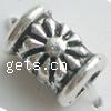 Zinc Alloy Tube Beads nickel, lead & cadmium free Approx 2mm 