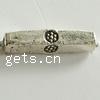 Zinc Alloy Tube Beads nickel, lead & cadmium free 