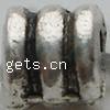 Zinc Alloy Tube Beads nickel, lead & cadmium free 