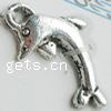 Zinc Alloy Animal Pendants, Dolphin, plated lead & nickel free 