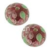 Handmade Lampwork Beads,Rondelle,14x8mm,Sold per PC