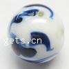 Handmade Lampwork Beads, Round, 17mm 