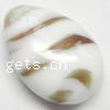 Handmade Lampwork Beads, Teardrop 