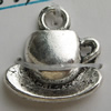 Zinklegierung Werkzeug Anhänger, Tasse, plattiert, keine, frei von Nickel, Blei & Kadmium, 15X15mm, ca. 500PCs/Tasche, verkauft von Tasche