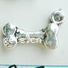 Zinc Alloy Fruit Shape Pendants, Dog Bone, plated nickel, lead & cadmium free 