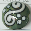 Acrylic Cabochons, Flat Round, 18mm 