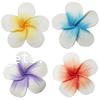 Flower Polymer Clay Beads, plumeria, 5 petal 40mm 