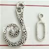 Zinc Alloy Hook and Eye Clasp nickel, lead & cadmium free  