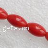 Natural Coral Beads, Oval, red, Grade AA Inch, Approx 