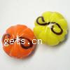 Handmade Lampwork Beads, Flat round 