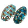 Handmade Lampwork Beads, Oval 