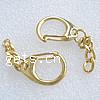 Zinc Alloy Key Clasp, plated cadmium free 