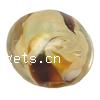 Handmade Lampwork Beads,Flat round Sold per PC