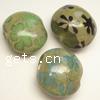 Handmade Lampwork Beads,Flat round,16x9mm,Sold per PC