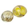 Handmade Lampwork Beads, Flat round, 20x18x10mm, Sold by PC