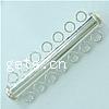 Sterling Silver Slide Lock Clasp, 925 Sterling Silver, Tube Approx 2mm 