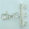 Sterling Silver Lobster Claw Cord Clasp, 925 Sterling Silver, plated 