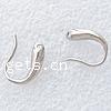 Brass Hook Earwire, plated, with loop 