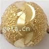 Brass Stardust Beads, Round, plated, flower cut 10mm Approx 2mm 