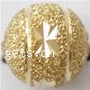 Brass Stardust Beads, Round, plated, flower cut & stripe 8mm Approx 1.8mm 