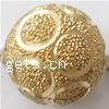 Brass Stardust Beads, Round, plated, flower cut 12mm Approx 2mm 