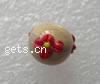 Handmade Lampwork Beads, 9-10mm 