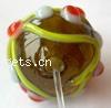 Handmade Lampwork Beads, Rondelle 