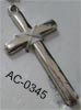 Colgantes de Aleación de Zinc en Forma Cruces, chapado, más colores para la opción, libre de cadmio, 17x33mm, aproximado 400PCs/KG, Vendido por KG