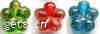 Handmade Lampwork Beads, Flower 