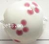 Handmade Lampwork Beads, Flat round, 18x18x10mm, Sold by PC