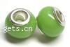 Lampwork Sterling Silver Double Core Beads, Rondelle, 13x8mm, Hole:Approx 4.5MM, Sold by PC